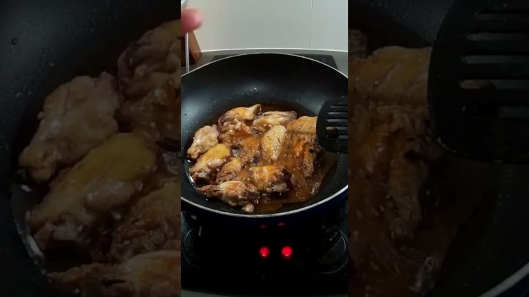 Chicken wings cooked with beer. yummy! #chickenrecipe #food  #recipe #cooking #foodie #beer #wings