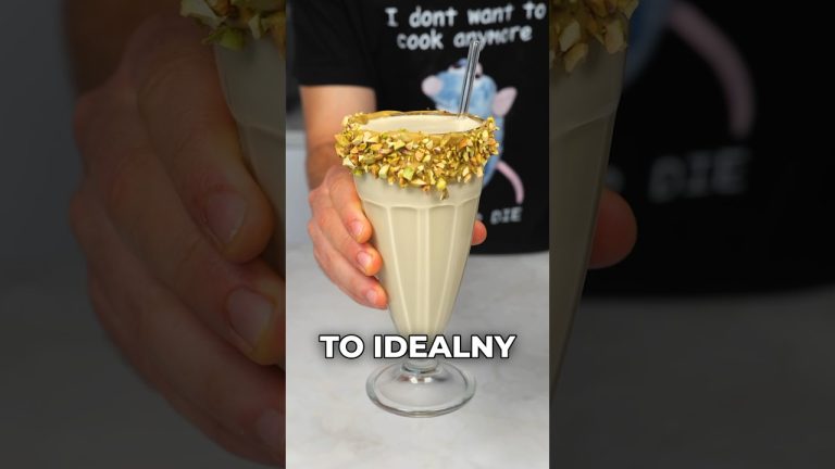 Pistacjowy Shake na letnie upały 🥵 #coocharz #shake #przepis #przepisy #pistacje #shorts