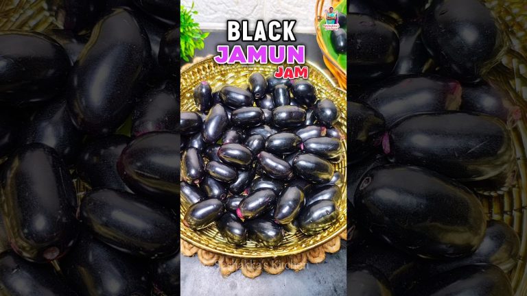 🍇ఇలా చేస్తే ఇక సంవత్సరం అంతా మనం నేరేడు పల్లు తినొచ్చు😋 | Jamun Jam #neredu #jam #shorts #trending