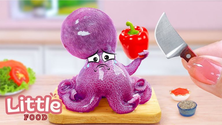 🦀 Seafood Recipes 🌊 秘密のタコレシピ | 美味しいたこ焼き料理 😍 リトルフードクッキング