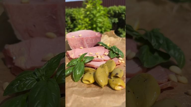 Простой рецепт цельномышечной ветчины из говядины🔥