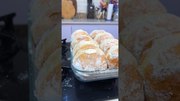 Viral milky donuts . Find detailed recipe on my channel. #chefamors #amorians