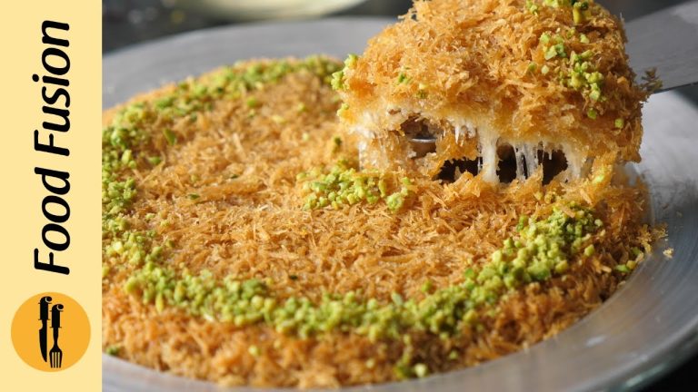 Kunafa with Pheni – Without oven Recipe By Food Fusion (Ramzan Special)
