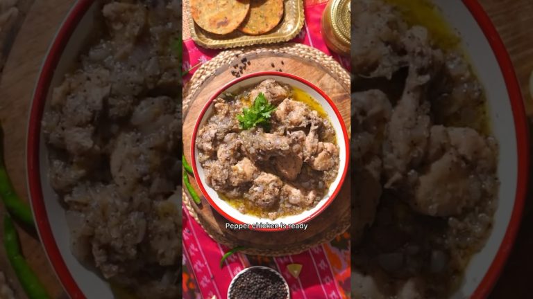 Pepper chicken #masterchef #chicken #easyrecipe #indianrecipes