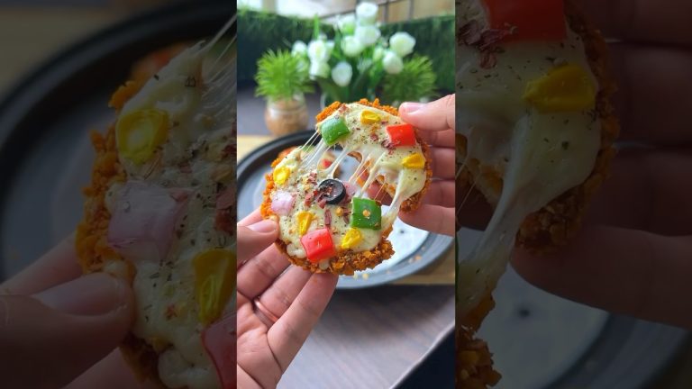 #shorts Crispy Mini Bread Pizza #easyrecipes #ashortaday