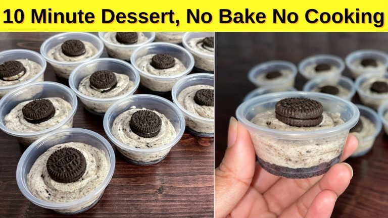 10 Minute Dessert Recipe | No Bake No Cooking Quick and Easy by (HUMA IN THE KITCHEN)