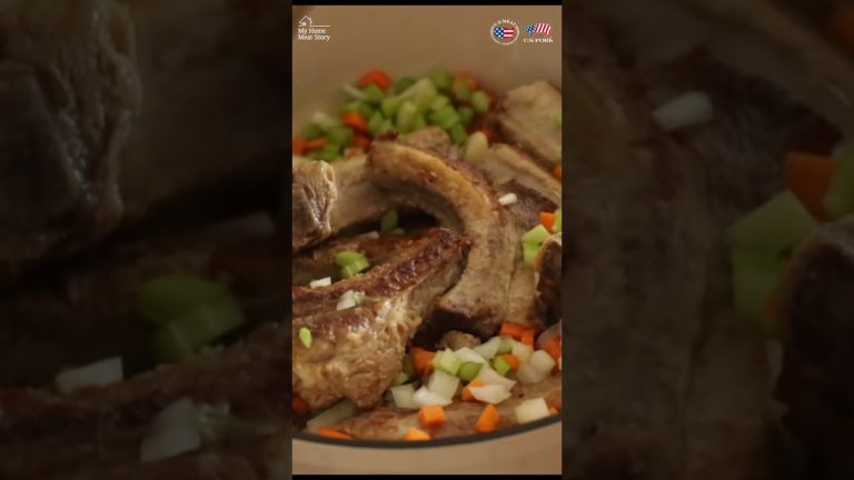 #Shorts My Home Meat Story S2 | 미국산 돼지고기 요리 | 미국산 돼지고기 백립 토마토 스튜