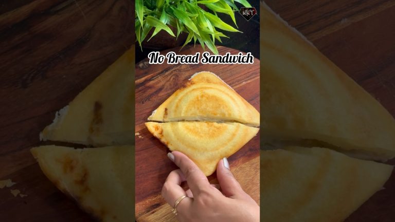 No Bread High Protein Sandwich 🥪🫰| #shorts #sandwich #highprotein #breakfastrecipe #viralrecipe