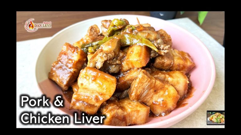 PORK AND CHICKEN LIVER recipe | Simple and Easy