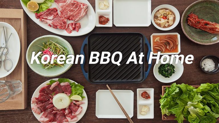 How We Do Korean BBQ At Home/Ribeye BBQ/ 소고기 등심구이/[bluekimchi]#indoor bbq