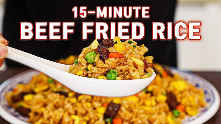 Unlock the Secret to Perfect Beef Fried Rice Every Time! l 15 Minute Recipe