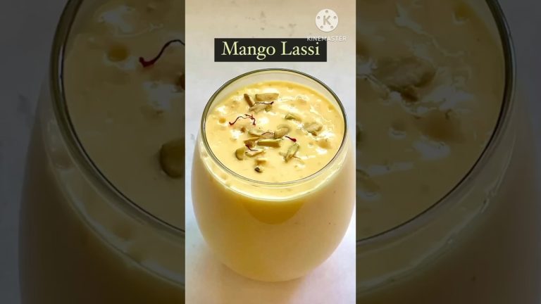 Easy Mango Lassi Recipe #shorts #yummy #testy #ytshortsfeed #shake
