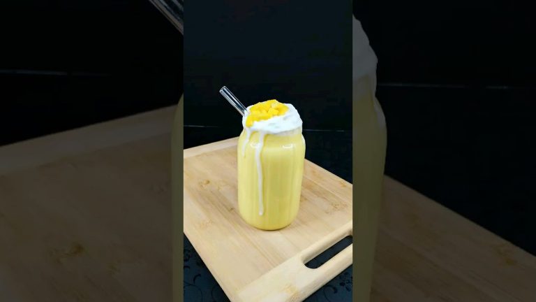 Easy and Super delicious Mango Shake🥭🥭 #shorts #ytshorts #letseatwithindia