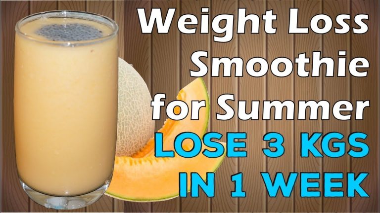Summer Weight Loss Drink: Muskmelon Smoothie | Healthy Smoothie Recipe for Weight Loss