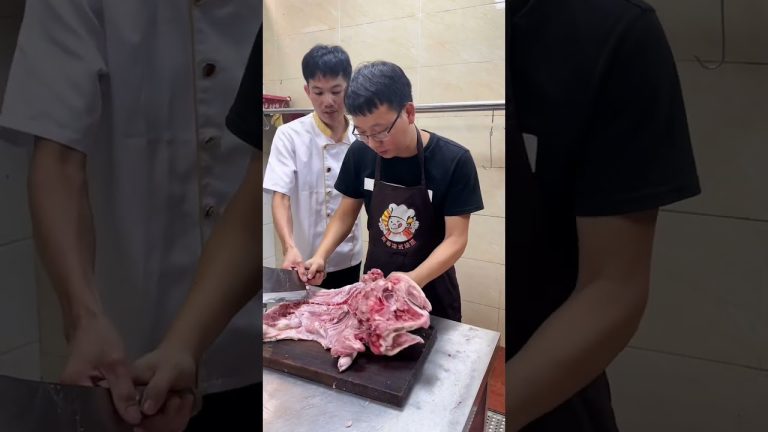 Teach students how to cook pork, the new chef.