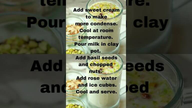 Rabri🥛 Milk Drink🥛#rabdi #rabrirecipe #rabrifaluda #milk #milkshake #drink #shorts #shortvideo