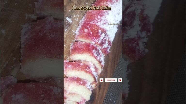 Jam Swiss Roll cake|#shorts #ytshorts #shortsfeed #viral