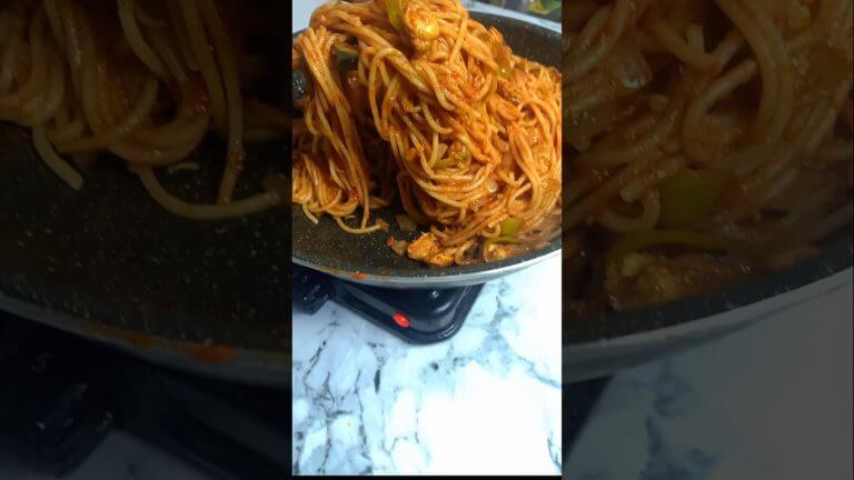 how to make spaghetti#food #short #pasta #spaghetti #recipe