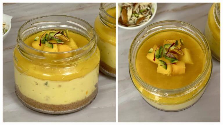 No Cream Creamy Mango Dessert In 10 Mins | No Cooking, No Cream, No  Condensed Milk Mango Dessert