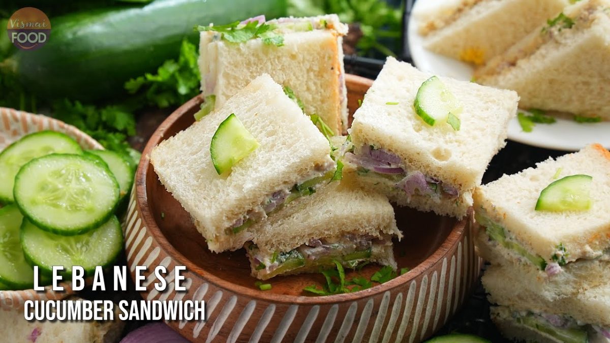 Love At First Byte | Lebanese Tahini Cucumber Sandwich Recipe | లెబనీస్ తహిని కుకుంబర్ శాండ్విచ్