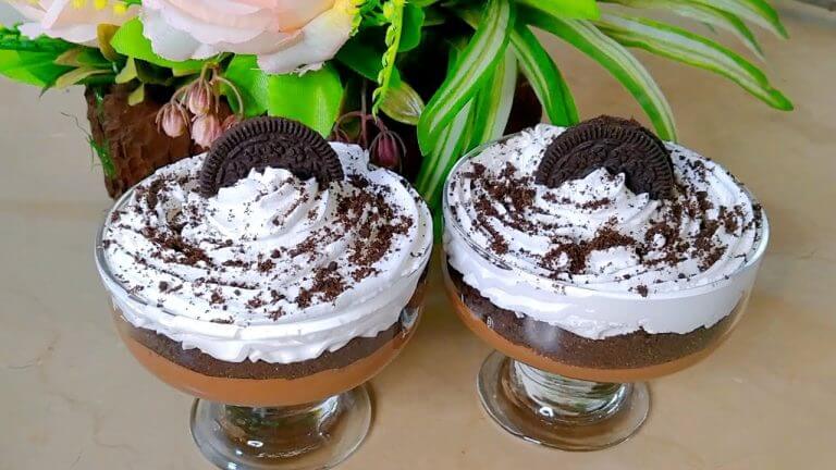 10 Minutes Dessert Recipe | Oreo Dessert | Oreo No Bake Dessert | Oreo Pudding | Eggless Dessert