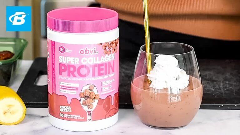 Cocoa Lovers Smoothie Recipe | Obvi Super Collagen Protein