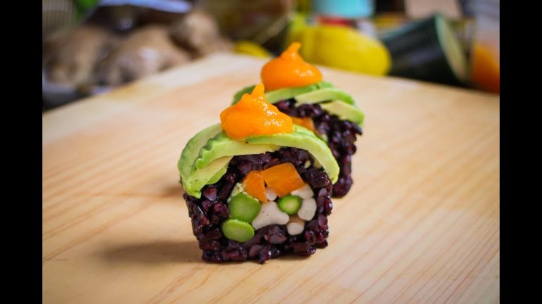 Vegan Sushi Roll Recipe – Amazing Vegan Food Recipe