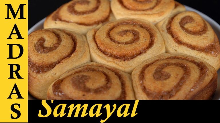 Swirl Bun Recipe in Tamil | Cinnamon Rolls Recipe in Tamil