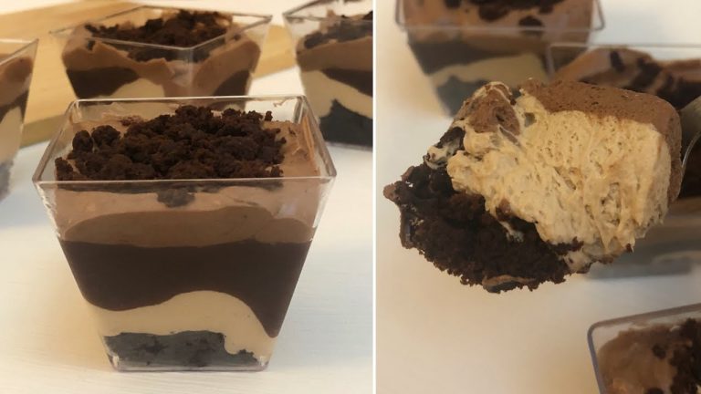 5 Minutes Dessert Recipe – Chocolate Mousse Shots Recipe Very Easy & Tasty 🙂