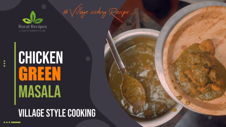 Chicken Green Masala Recipe | Rural Recipes | Shutterboxfilms