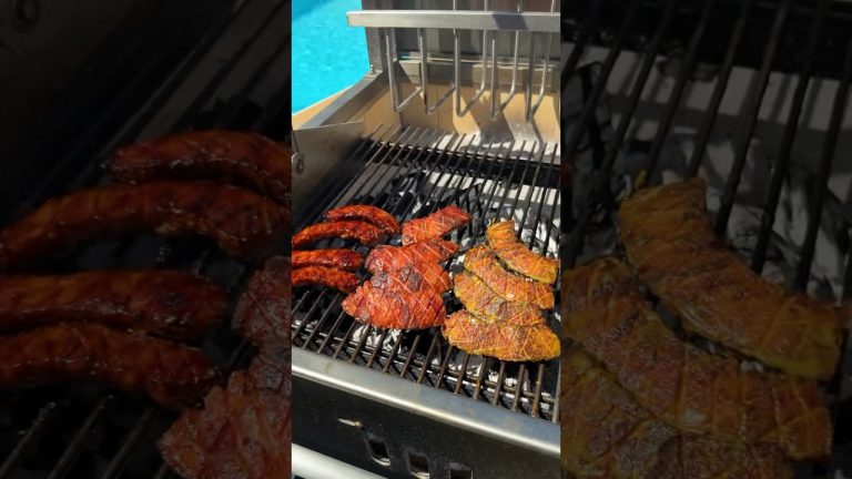 ☀️🌭🔥 Kielbasa: Scored-Grilled-Sauced