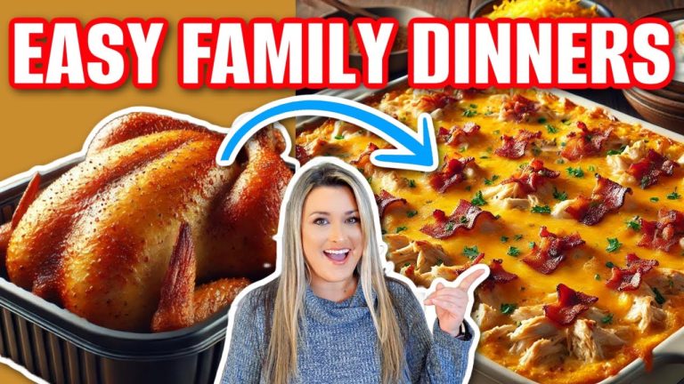 2 EASY RECIPES using Rotisserie Chicken! | Family Friendly Dinner Ideas