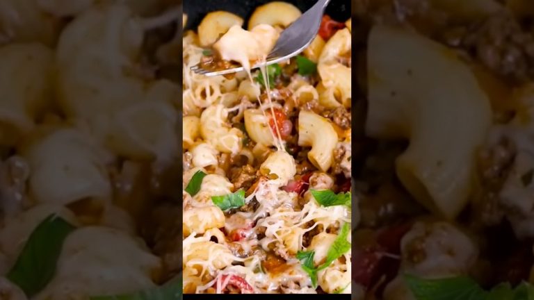 Makarone sa mlevenim mesom – ideja za  brzi ručak ili večeru ❤️#pasta