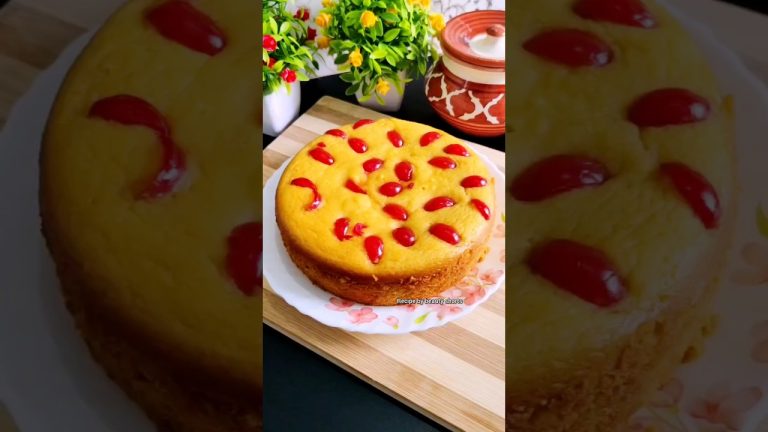 আমের কেক রেসিপি#trending #recipe #food #cooking #youtubeshorts 😋🥭🥭