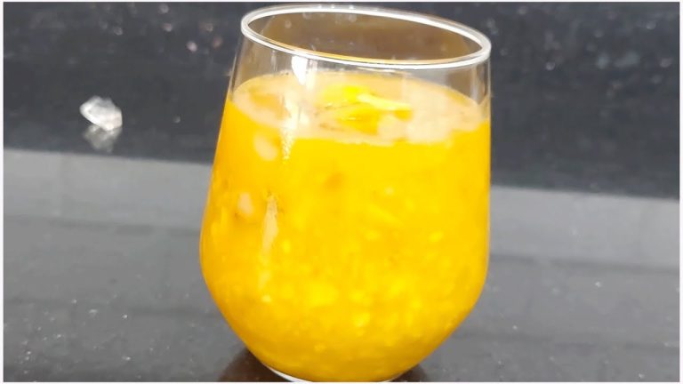 مانجو سموثي قطع فريش مثلج 🥭🥭 مشروب صيفي منعش