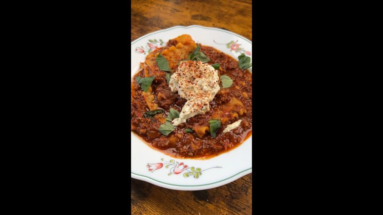 One-Pot Lasagna Soup