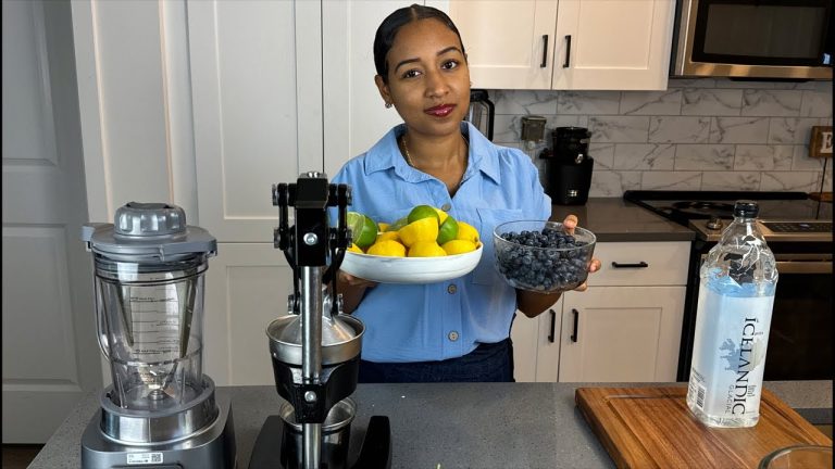 Refreshing Blueberry Ginger Lemonade Recipe 🍋🫐 | Perfect Summer Drink!