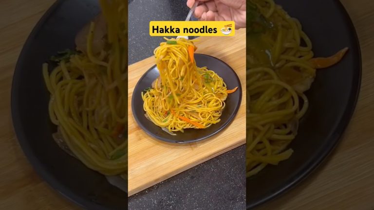 Hakka Noodles recipe at home 🍜 || Testy Hakka Noodles recipes 🍲 || #hakkanoodles #noodles  #cooking