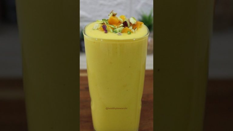 High protein mango 🥭 shake #ytshortsviral #shortsfeed #shorts #short #yummy #proteinshake #mango