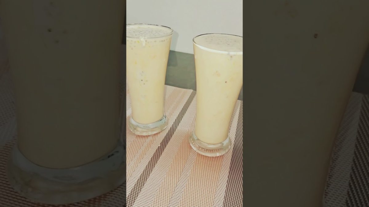 Mango milkshake | Rainy season special drink