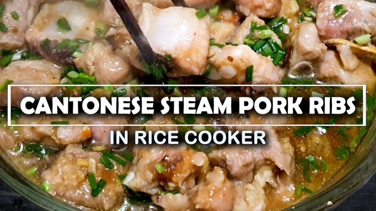 Authentic Cantonese Steamed Pork Ribs with Black Bean Sauce Recipe