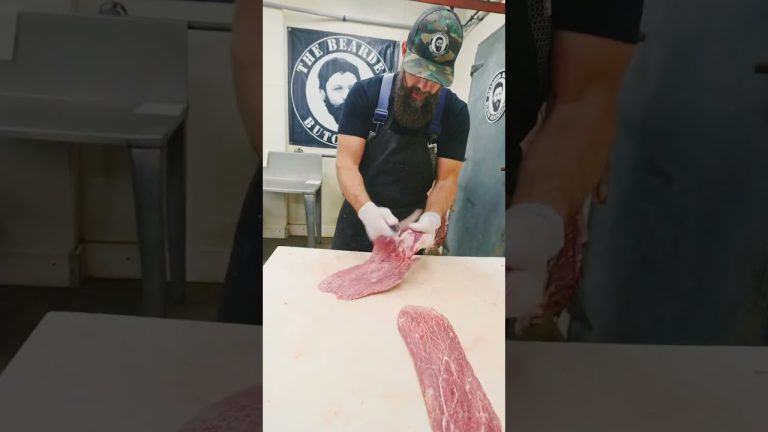 Flat Irons: The 2nd most tender steak on a beef next to filets. 🥩 #shorts