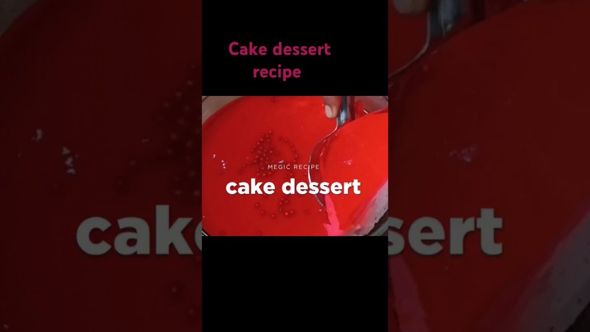 red vanilla cake dessert recipe#trending #youtubeshorts #viralshorts