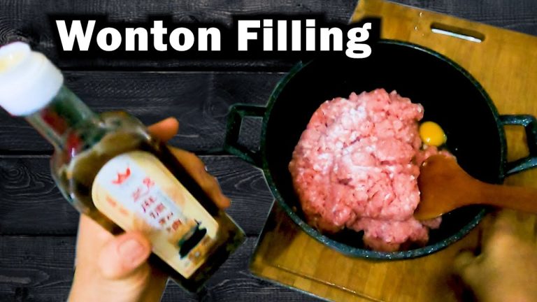Pork filling recipe | Dim sum filling recipe | Homemade wonton filling