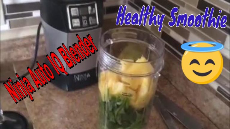 ✰ Ninja Auto IQ Blender |How To Make A GREAT Tasting  HEALTHY Smoothie!