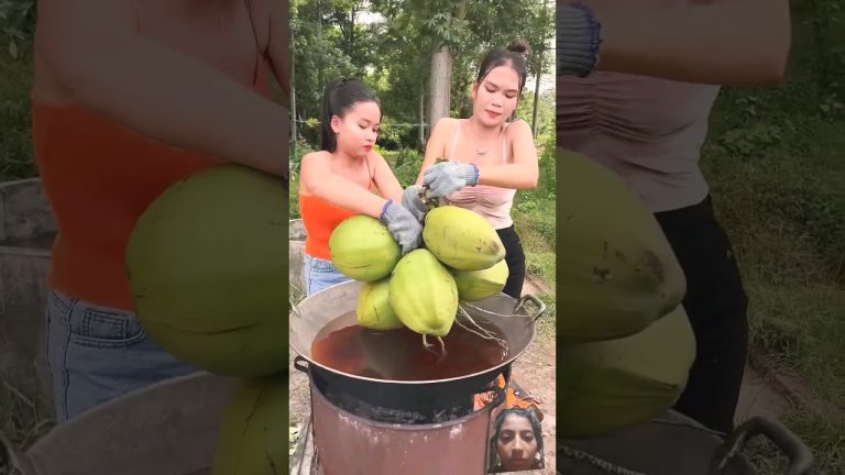 #cooking #coconut #recipe #streetfood #shortvideo #koreafood #koreancuisine #food #mukbang