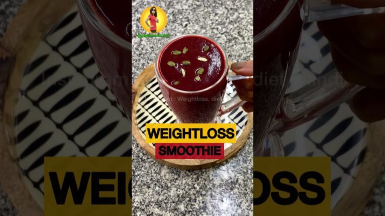 Easy Morning Weightloss Smoothie #shorts #lowcaldrink #weightlossrecipe