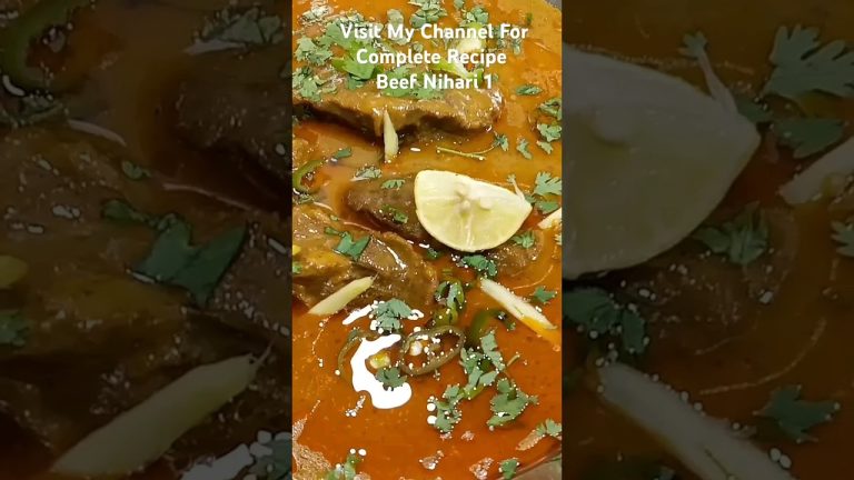 Beef Nihari Recipe Part 3 #nihari #niharirecipe #cookingwithchanda