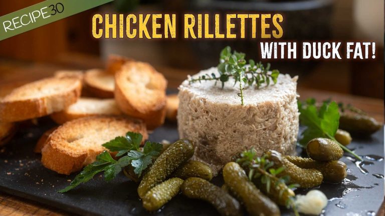 Decadent Chicken Rillettes with Duck Fat