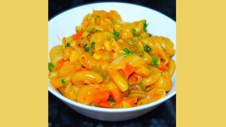 desi style macaroni pasta recipe | creamy masala macaroni | easy pasta | मसाला पास्ता